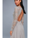 Awaken My Love Light Grey Long Sleeve Lace Maxi Dress